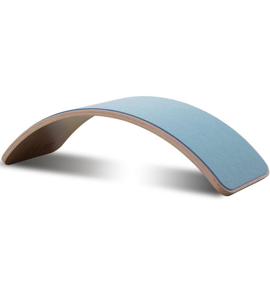 Balance Board aus Holz, Blau, Buche Plwood