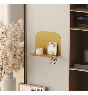 Wall Shelf, Gold, 100% METAL