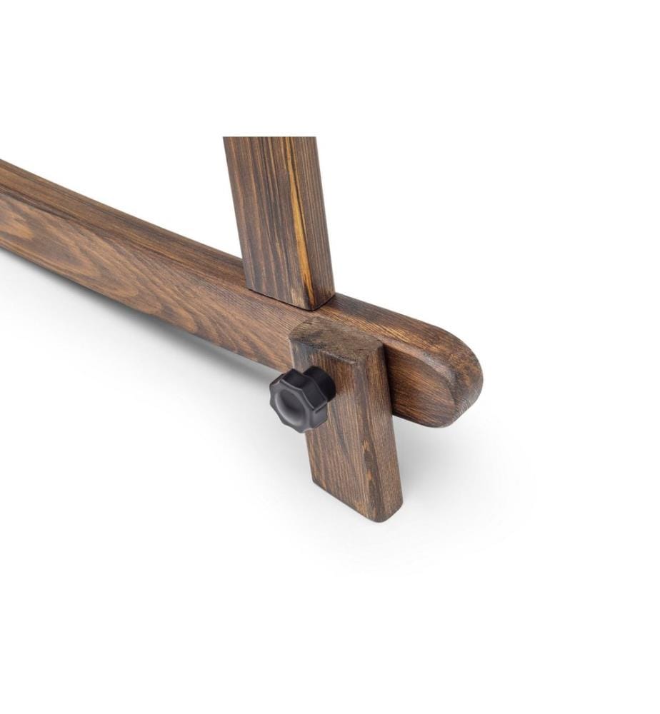 Cradle, WhiteWalnut, Pine Wood Frame, Polyester Fabric