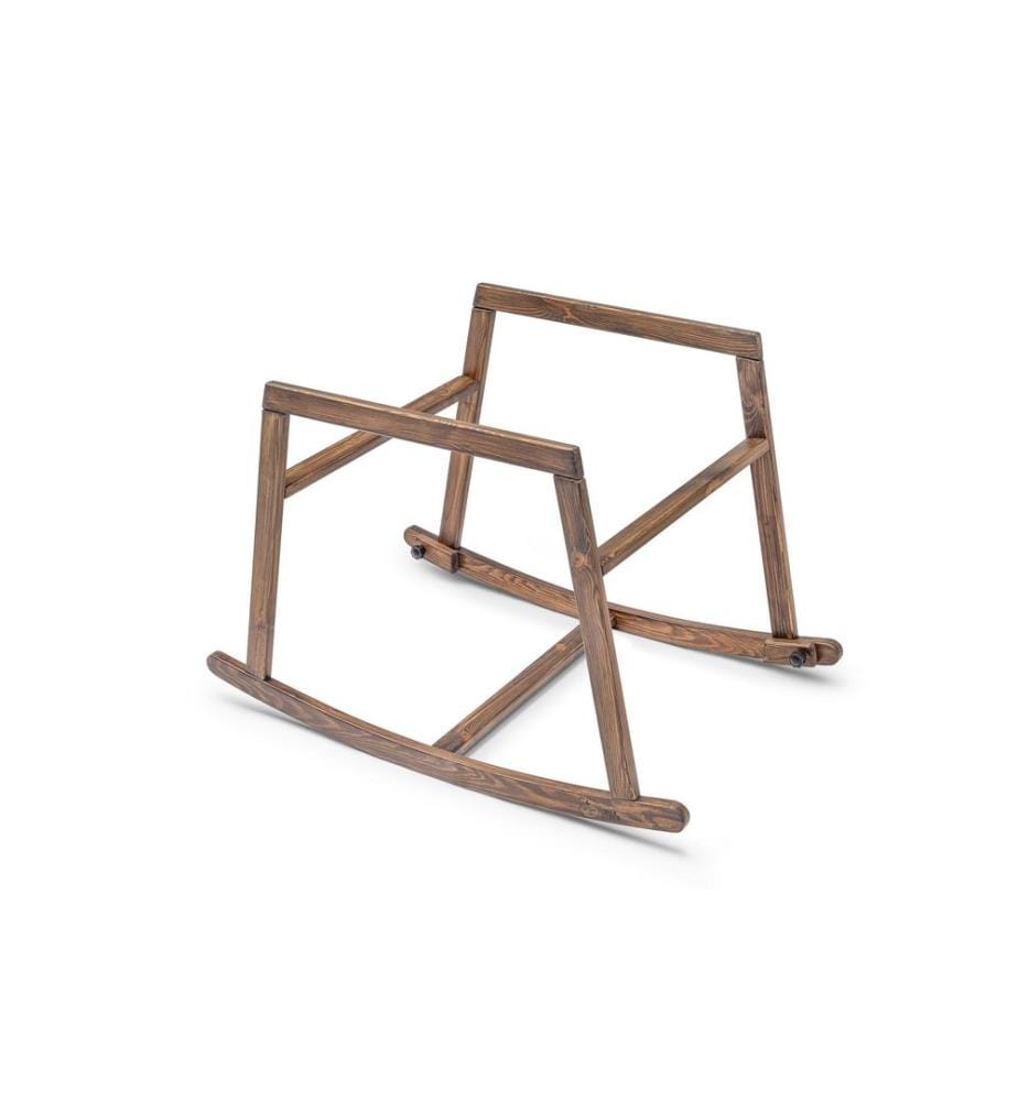 Cradle, PinkWalnut, Metal Frame, Polyester Fabric