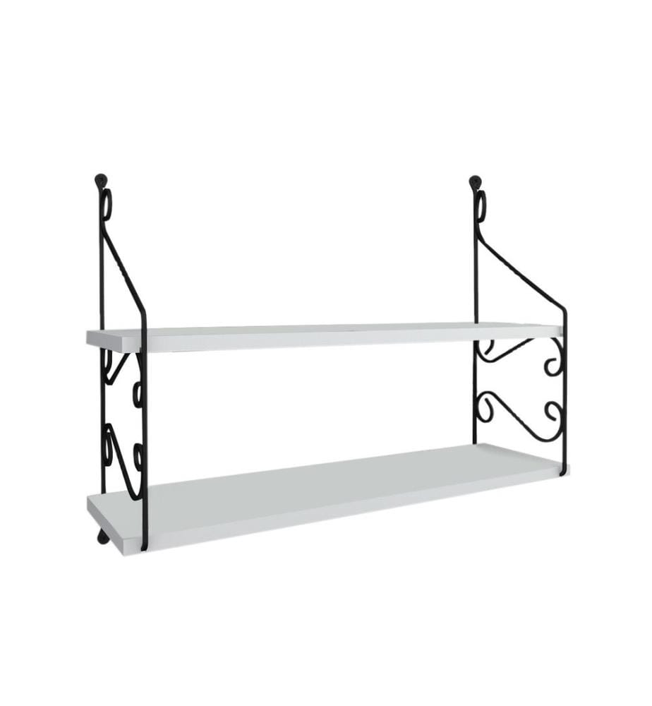 Weiss, Wandregale, 51X72X20 cm, Melaminbeschichtete Partikelplatte