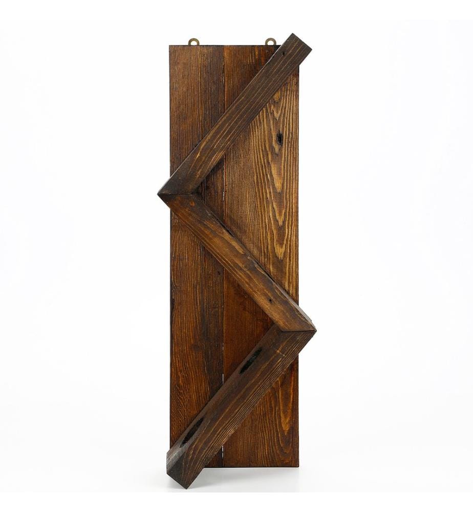 Nussbaumfarbe, Wandregale, 33X60X12 cm, Fichteholz