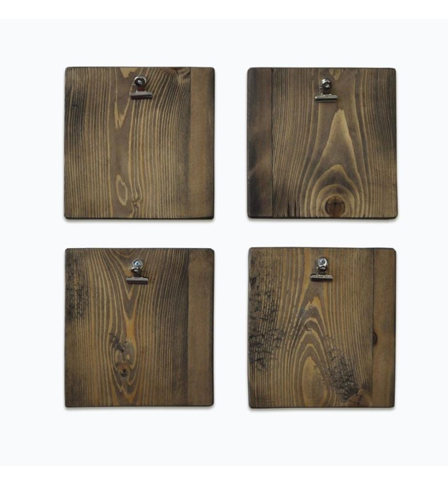 Decorative Spruce Wall Accessory, Walnut, Spruce Wood, Handmade