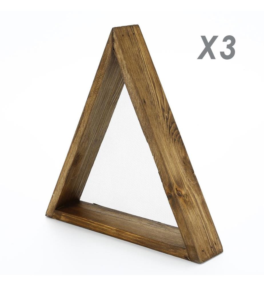 Nussbaumfarbe, Wandregale, 30X33X6 cm, Fichteholz, Pine & Fichte