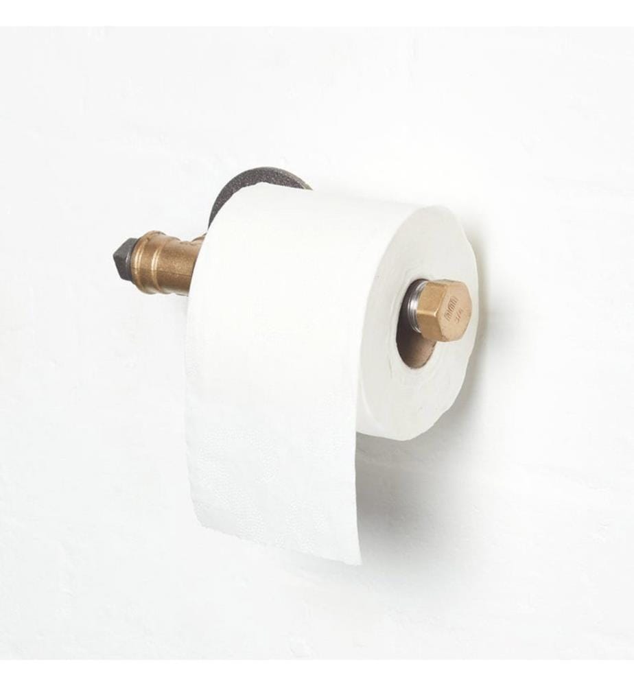 Nero, Oro, Supporto Per Asciugamani E Gancio, 8X22X10 cm, Metallo