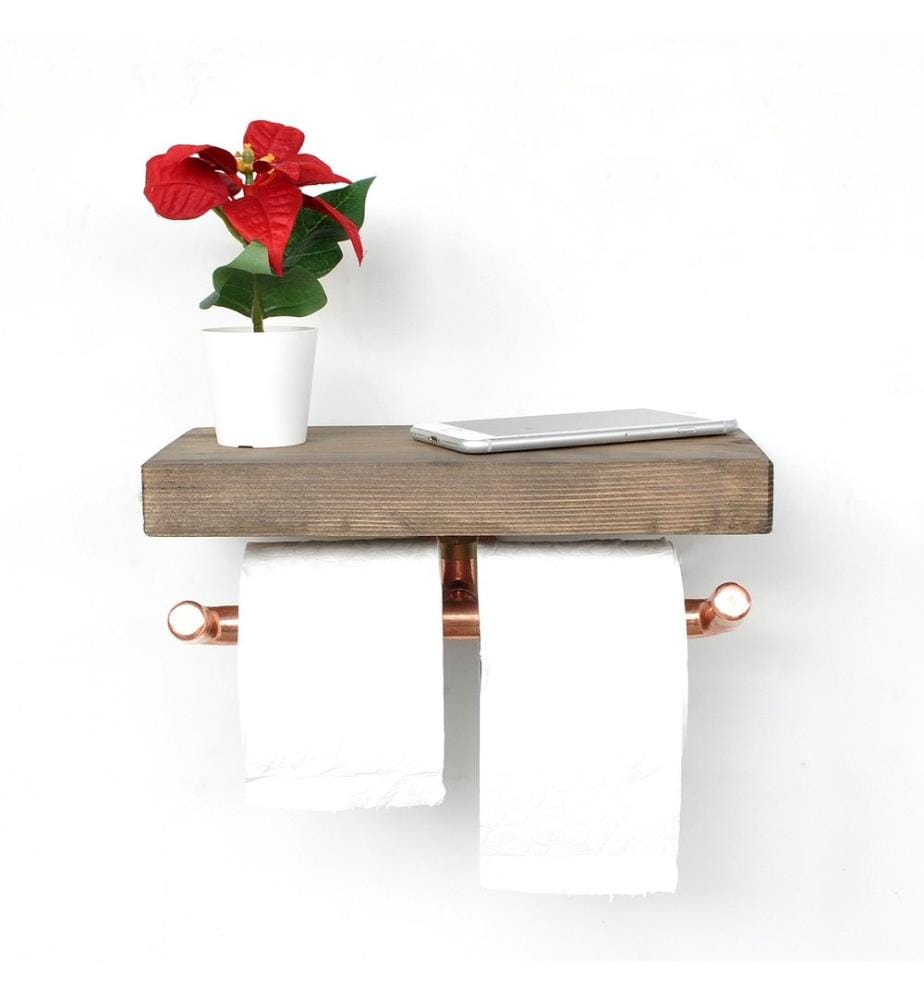 Oro Rosa, Mensole A Parete, 12X30X15 cm, Fichtholz