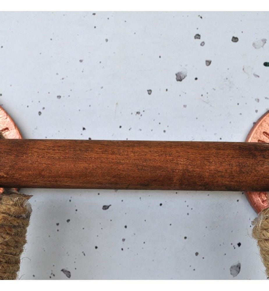 Rohrregal, Walnuss, Roségold, 100 % METALL