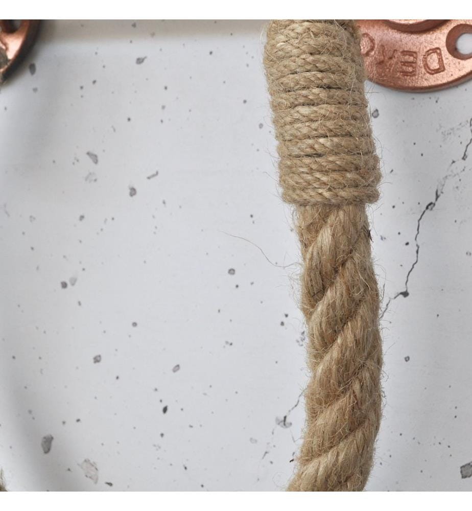 Rohrregal, Walnuss, Roségold, 100 % METALL