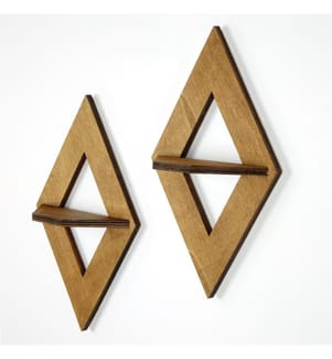 Mensola a muro, Noce, Compensato
