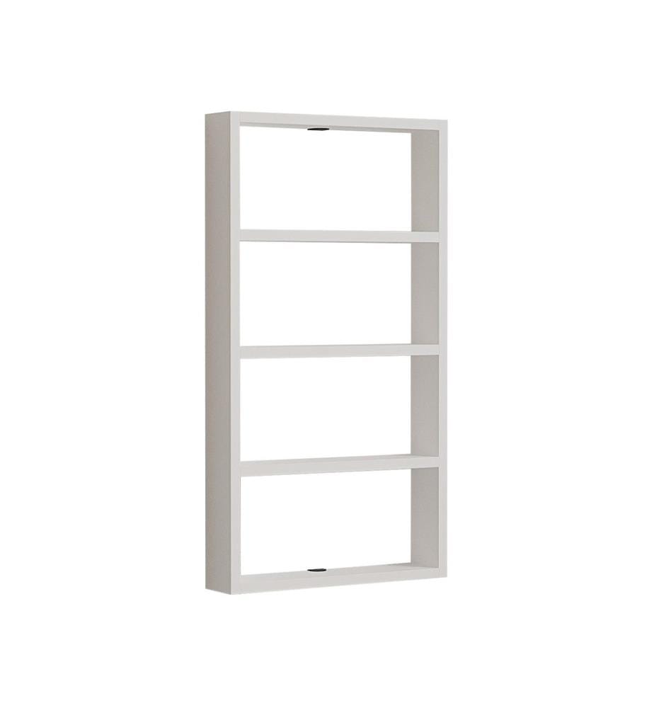 Étagère murale, blanche, panneau de particules 100 % mélaminé