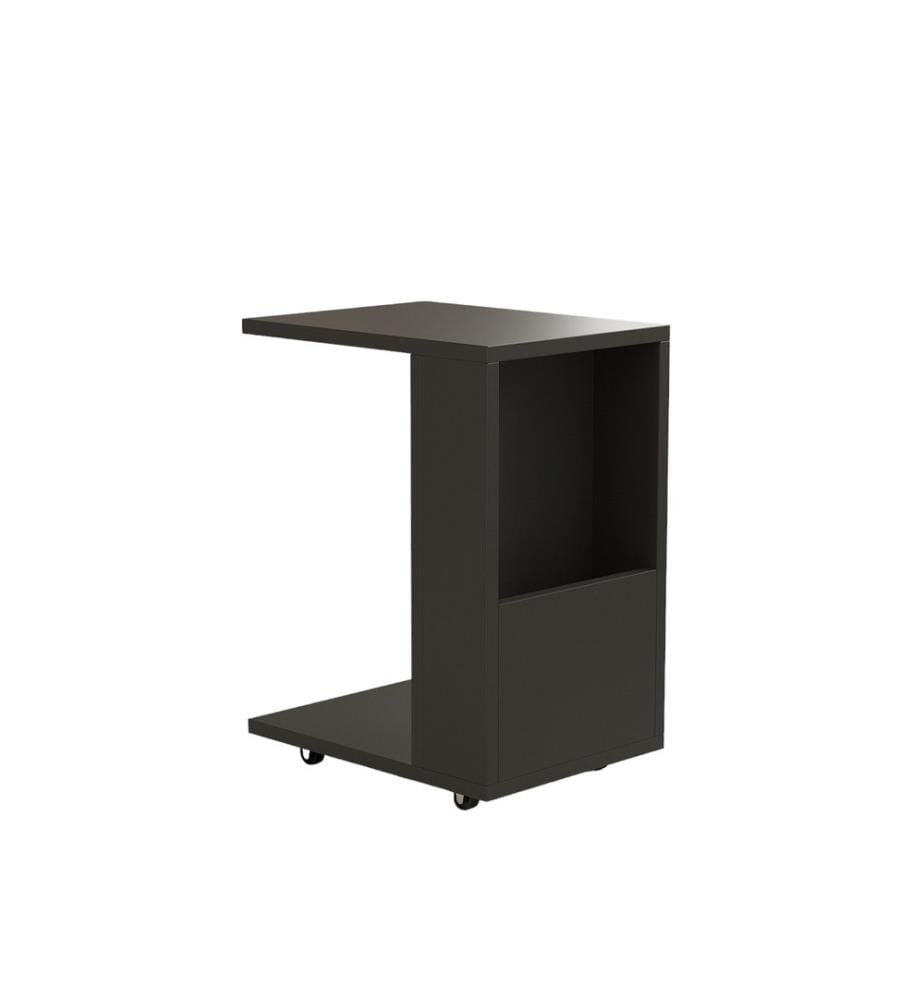 Anthracite, Tables Basses, 50X30X40 cm, Plaque De Particules Enrobée De Mélamine