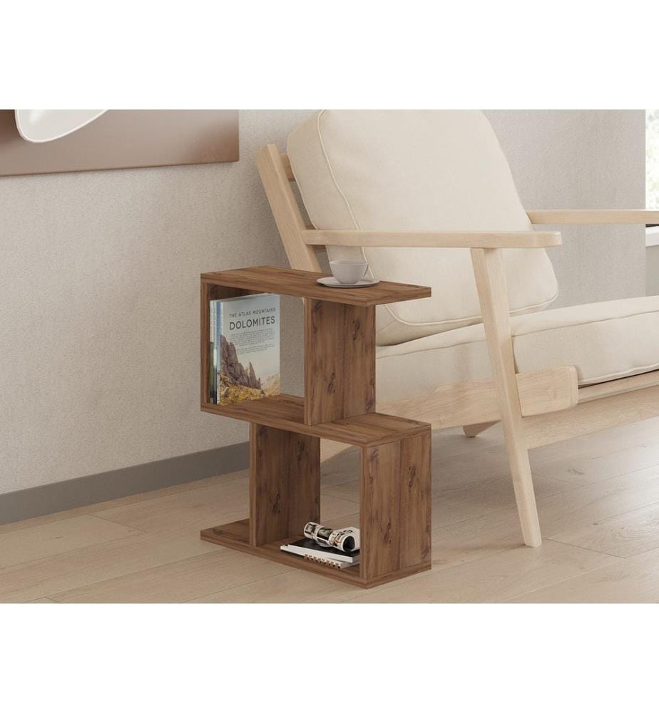Side Table, Atlantic Pine, Melamine Coated Particle Board