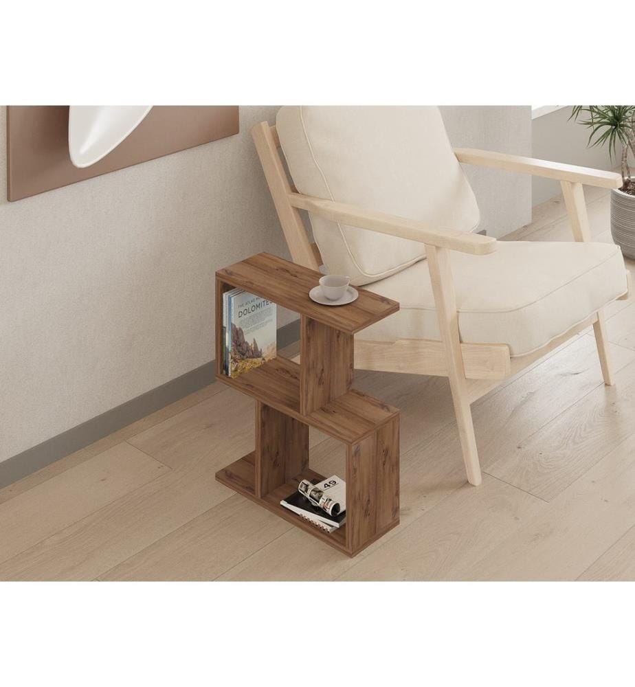 Side Table, Atlantic Pine, Melamine Coated Particle Board