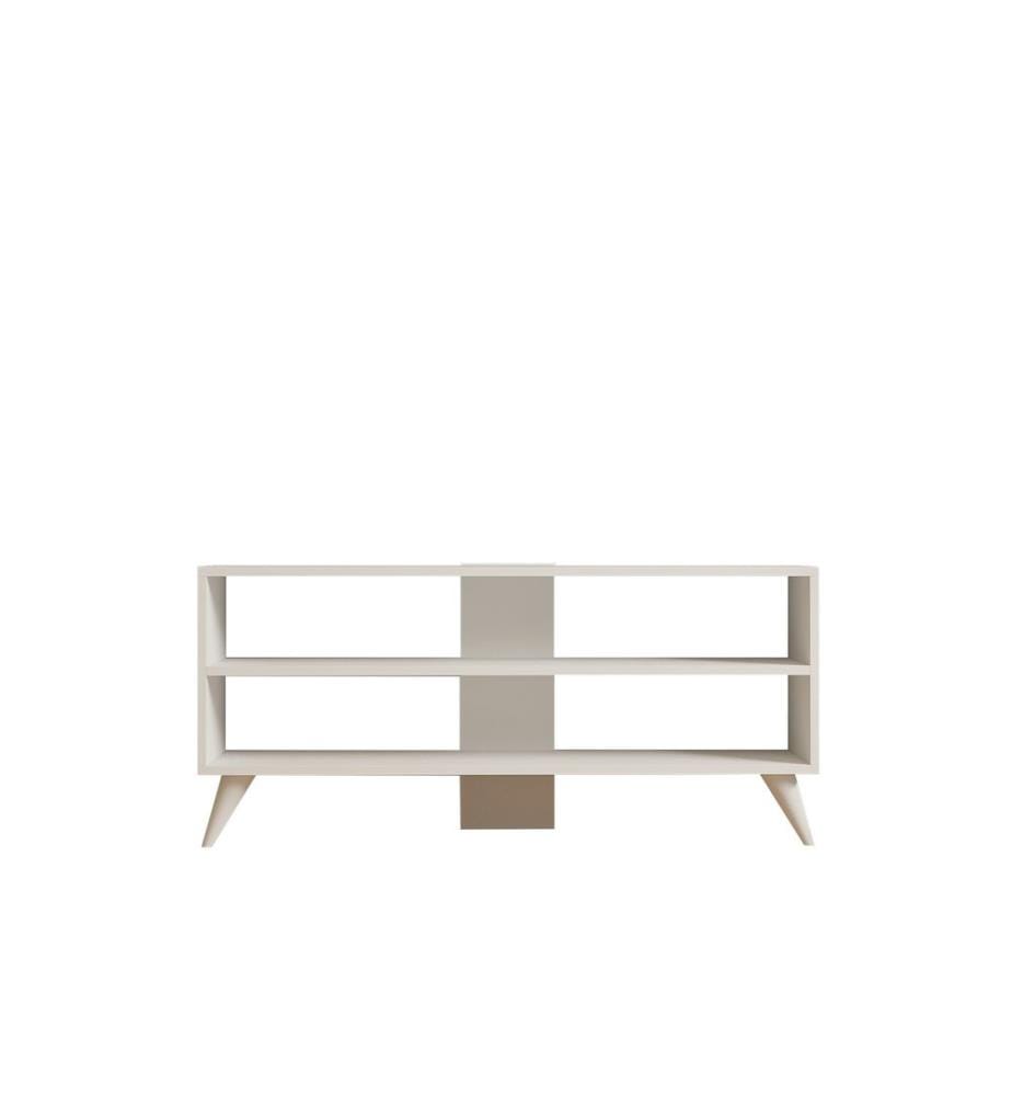 Blanc, Des Armoires Tv, 50X120X29,6 cm, Plaque De Particules Enrobée De Mélamine