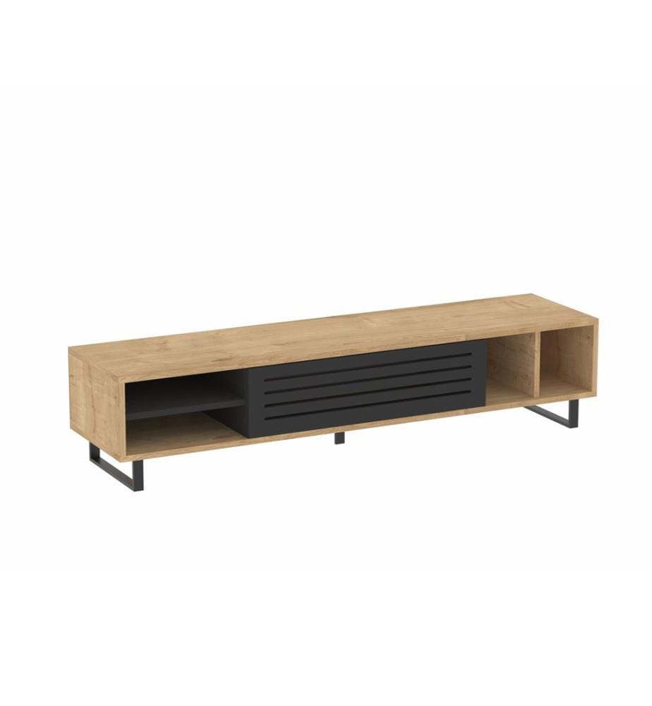 TV Stand, SapphireAnthracite, Melamine Coated Particle Board
