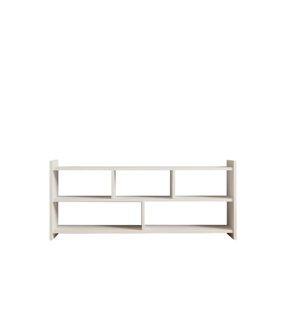 TV Stand, White, Melamine Coated Particle Board