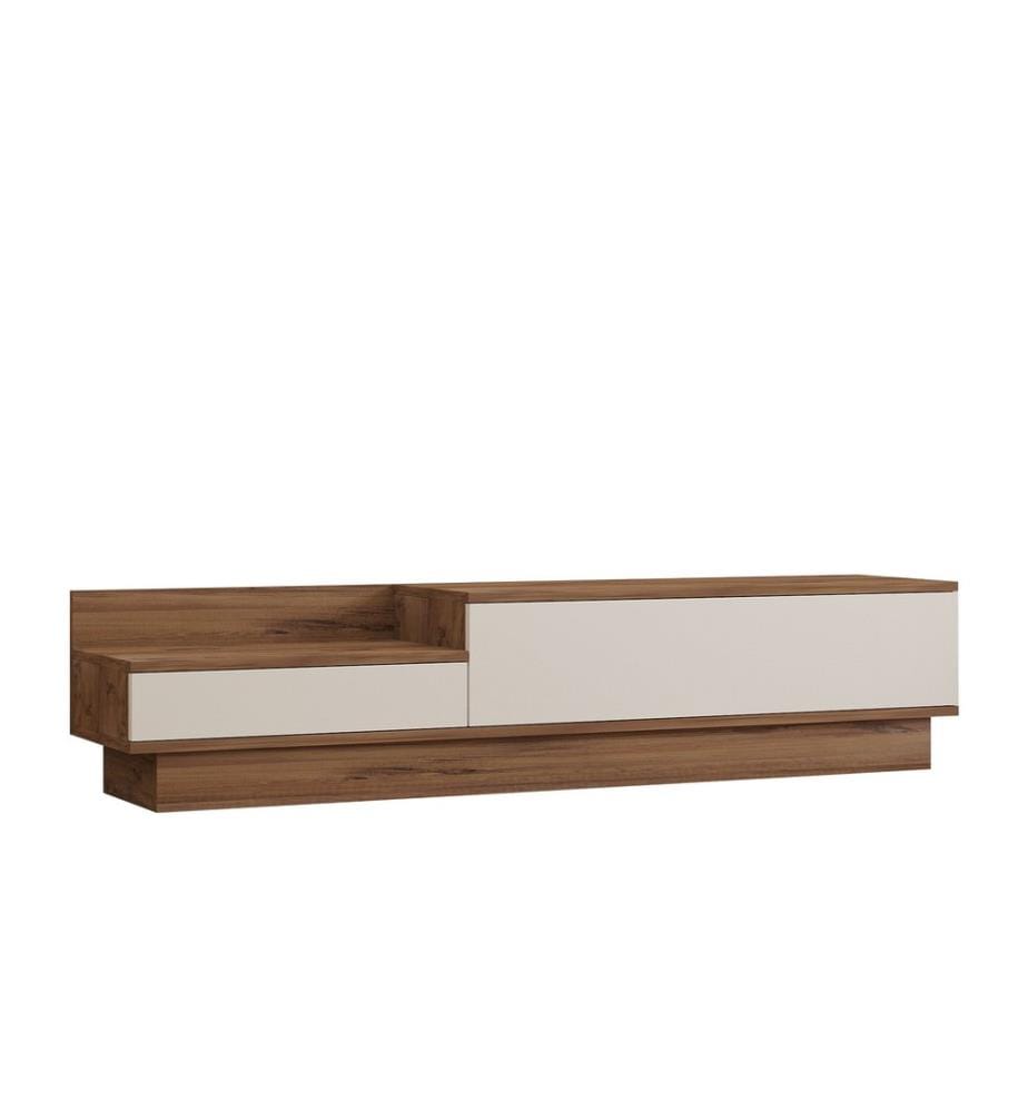 TV Stand, Atlantic PineWhite, Melamine Coated Particle Board