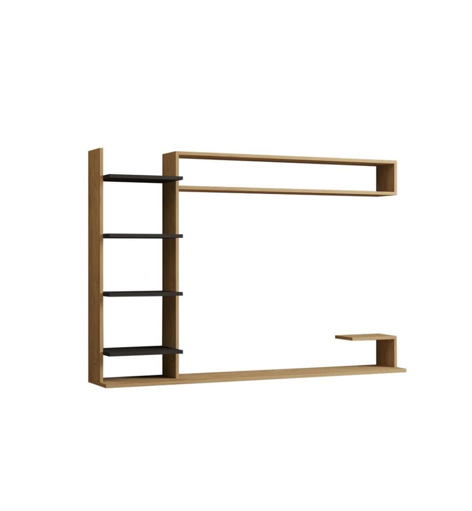 TV Unit, SapphireAnthracite, Melamine Coated Particle Board