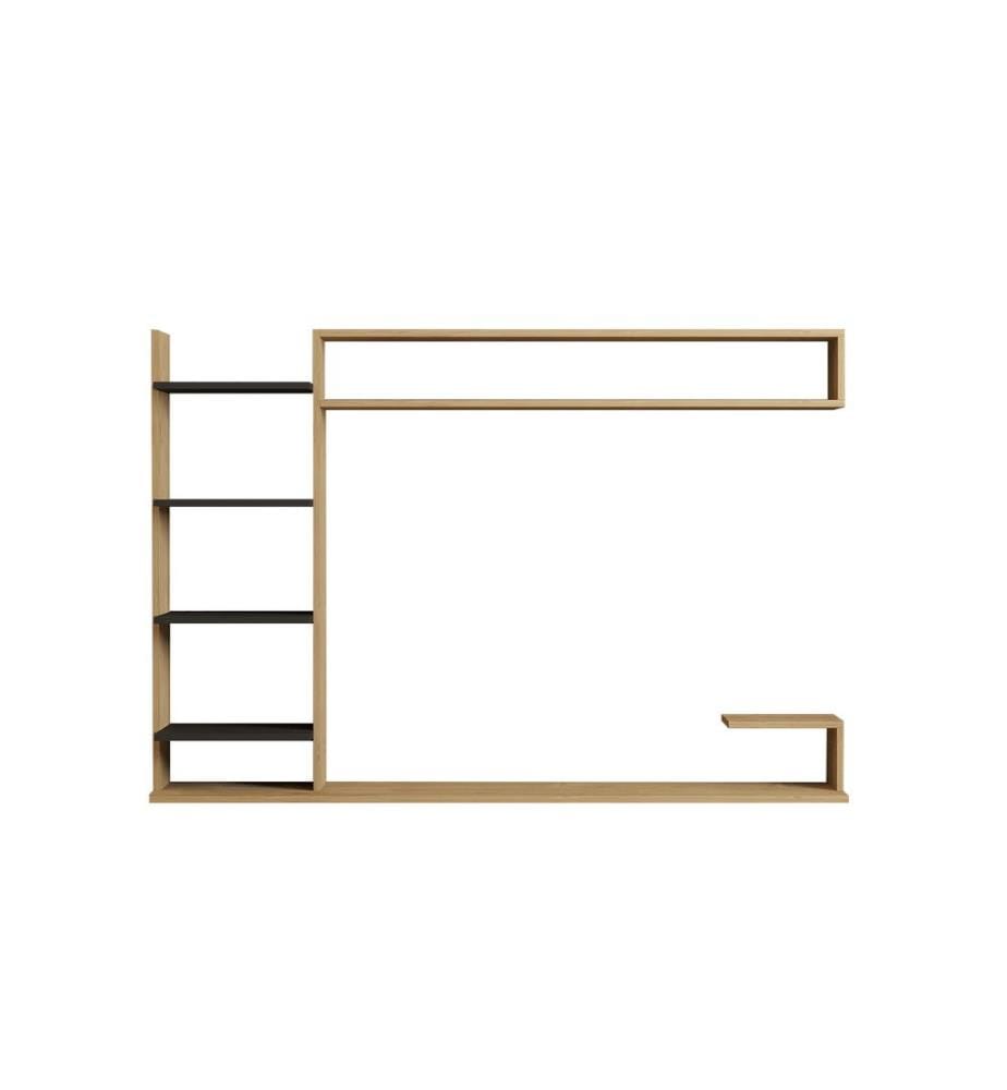 TV Unit, SapphireAnthracite, Melamine Coated Particle Board