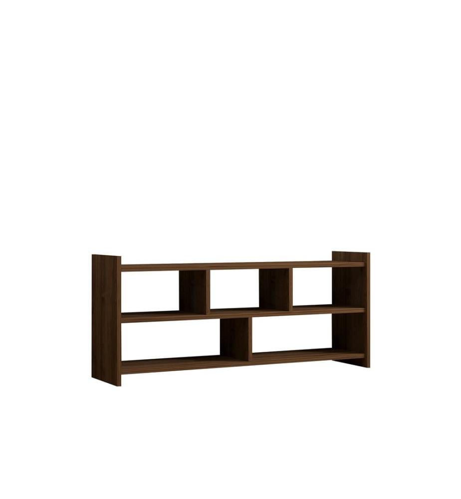 TV Stand, Walnut, Melamine Coated Particle Board