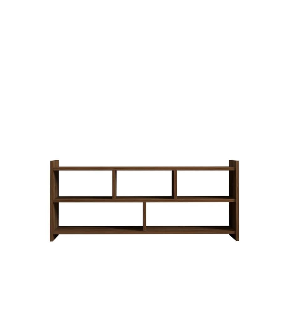 TV Stand, Walnut, Melamine Coated Particle Board