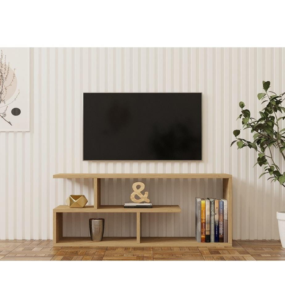 Saphir, Armoires De Télévision, 40X100X29,6 cm, Plaque De Particules Enrobée De Mélamine