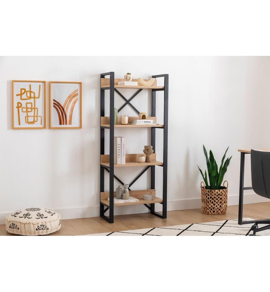Sapphire, Librerie, 150X63X32 cm, Piastra Di Particelle Con Rivestimento Melamina