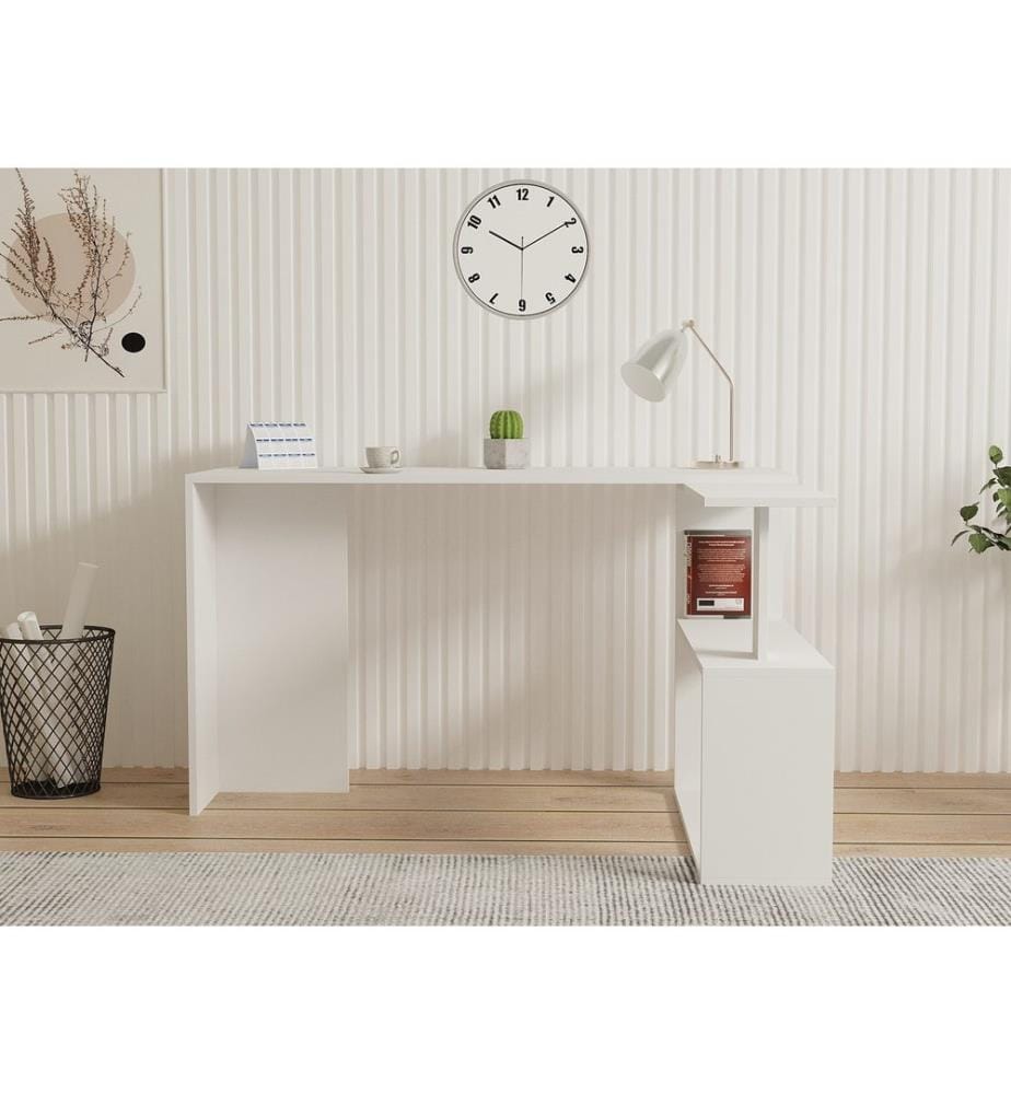 Weiss, Couchtische, 73,8X130X50 cm, Melaminbeschichtete Partikelplatte