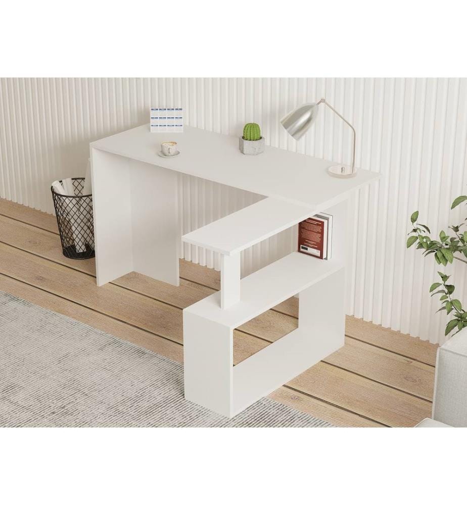 Weiss, Couchtische, 73,8X130X50 cm, Melaminbeschichtete Partikelplatte