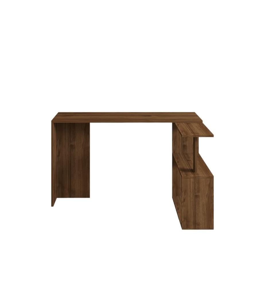 Nussbaumfarbe, Couchtische, 73,8X130X50 cm, Melaminbeschichtete Partikelplatte