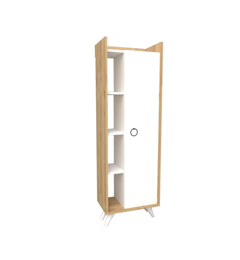 Multi Purpose Cabinet, OakWhite, Melamine Coated Particle Board