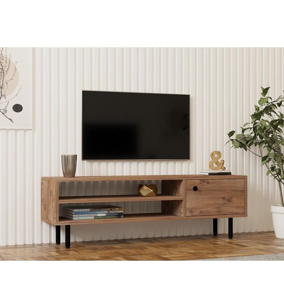 TV-Ständer, Atlantische Kiefer, 100% Melamine beschichtete Spanplatte
