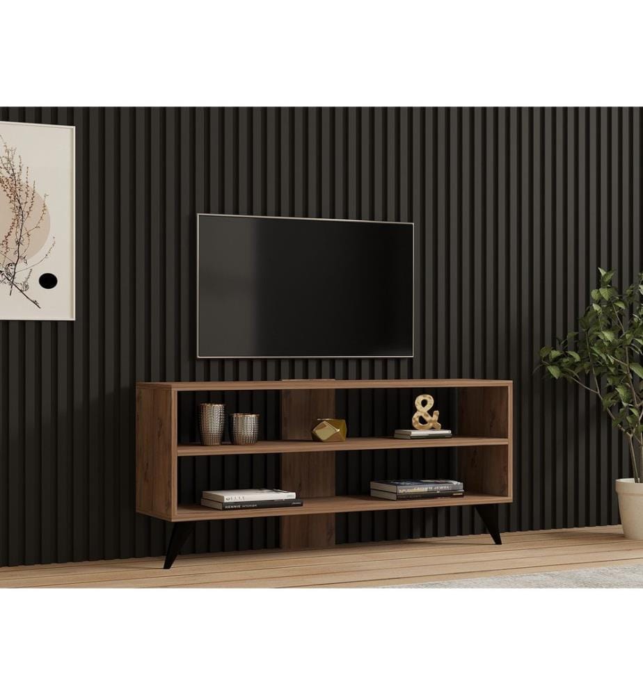 TV Stand, Atlantic Pine, 100% Melamine Coated Particle Board