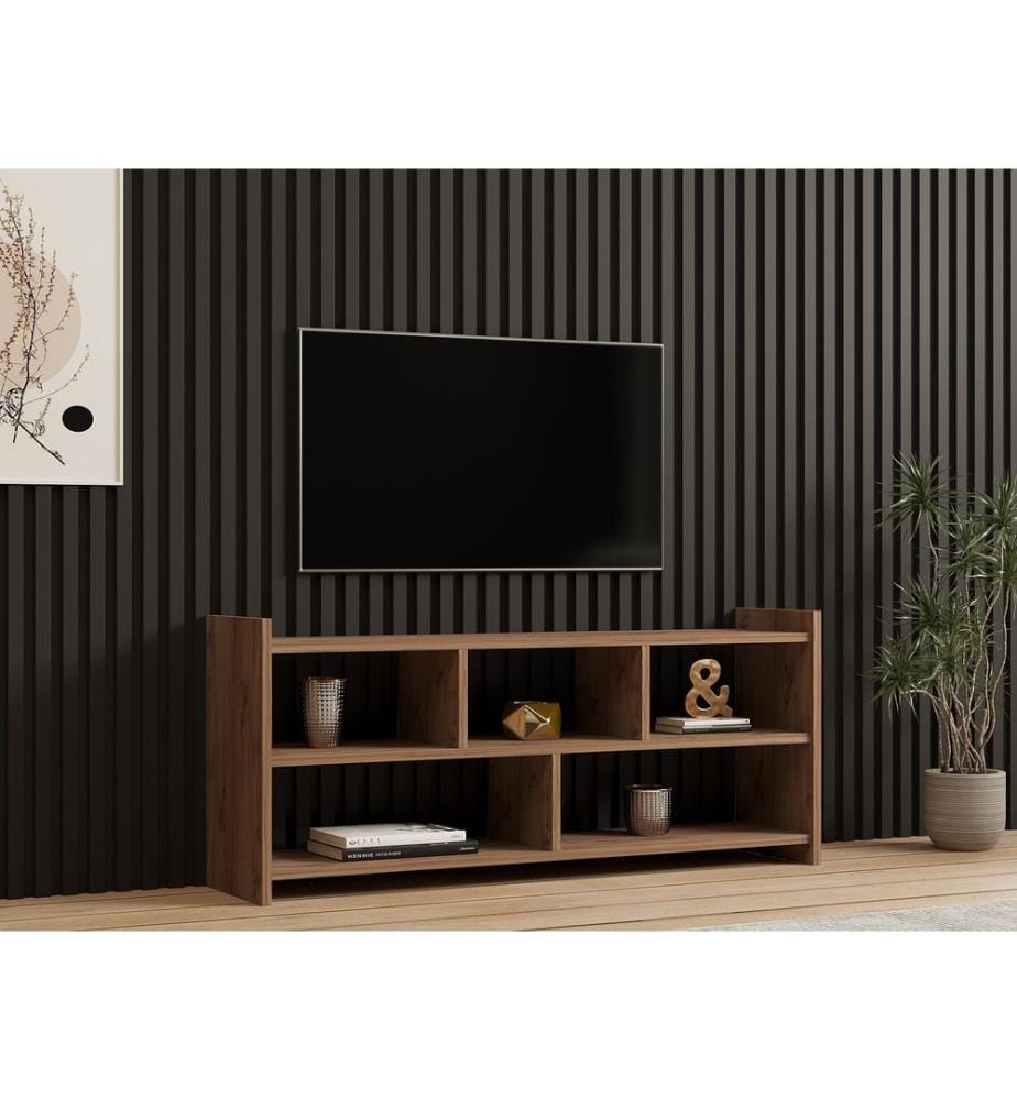 TV Stand, Atlantic Pine, 100% Melamine Coated Particle Board