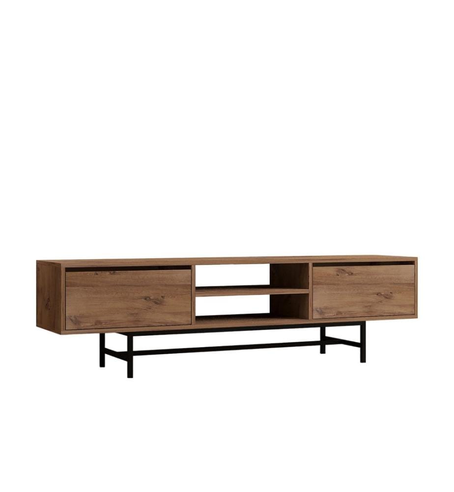 TV Stand, Atlantic Pine, 100% Melamine Coated Particle Board