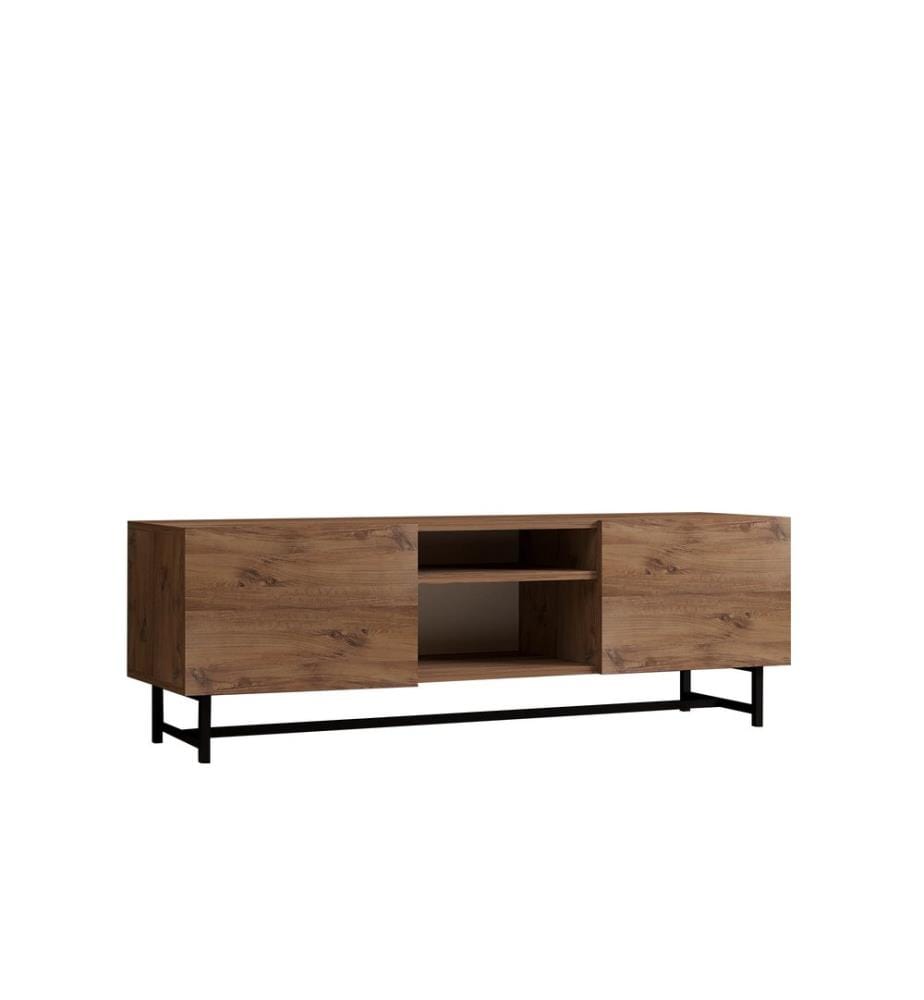 TV Stand, Atlantic Pine, 100% Melamine Coated Particle Board