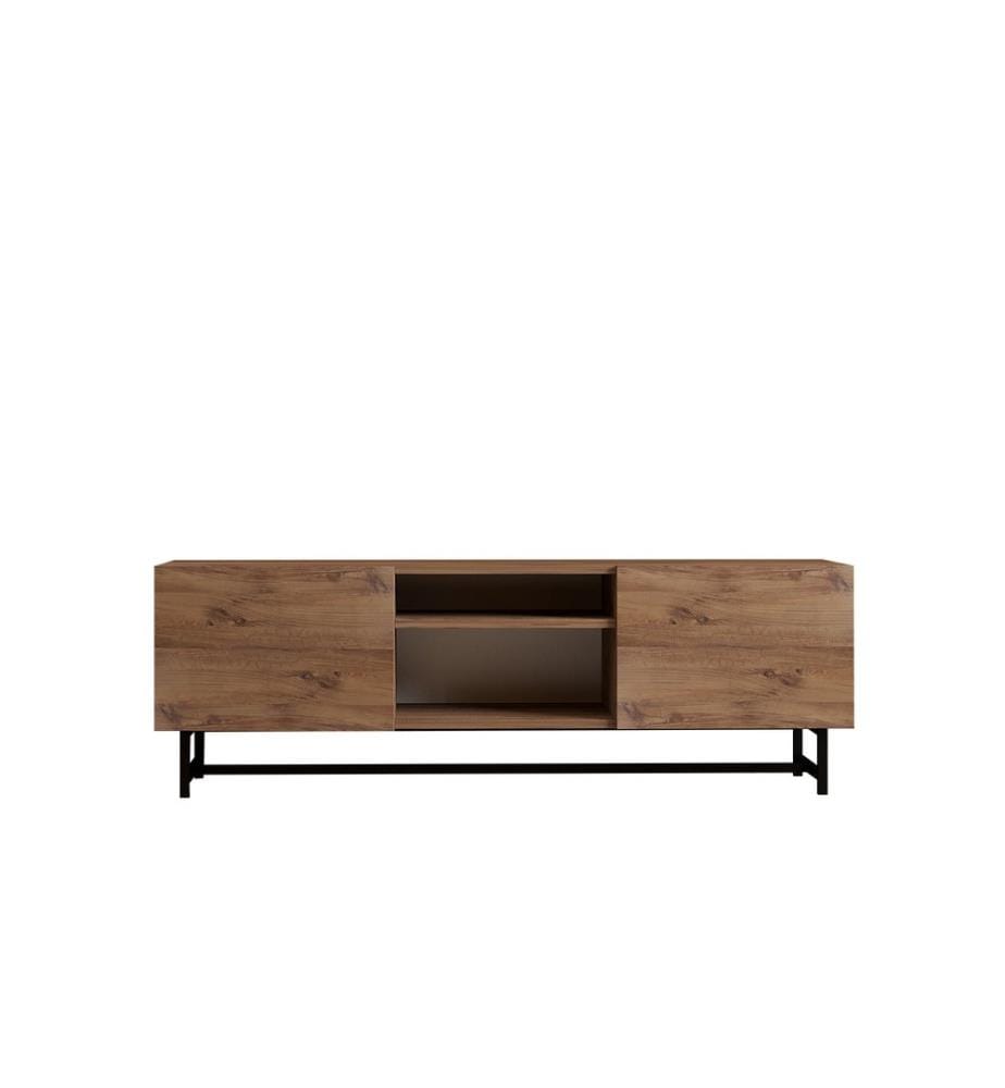 TV Stand, Atlantic Pine, 100% Melamine Coated Particle Board