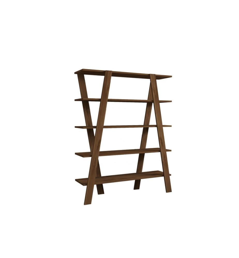 Nussbaumfarbe, Bücherregale, 150X120X25 cm, Melaminbeschichtete Partikelplatte