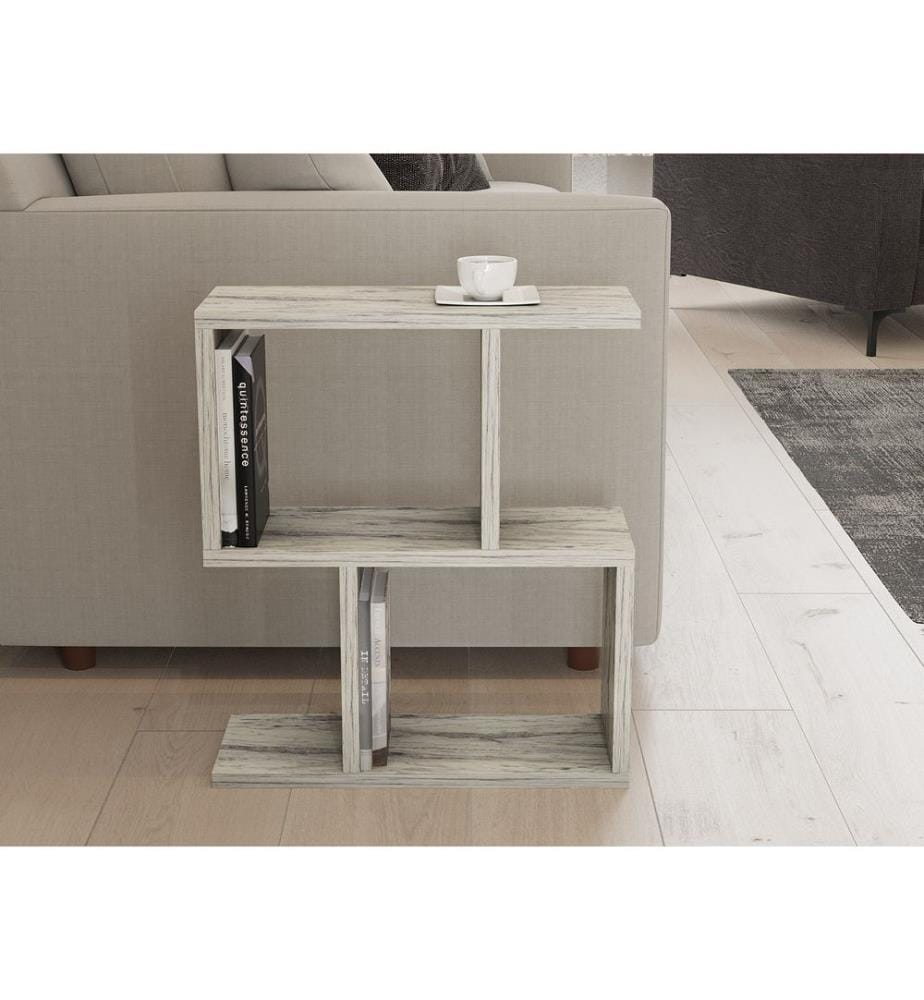 Table d'appoint, marbre freesia, 100 % PANNEAUX DE PARTICULES ENDUITS DE MÉLAMINE