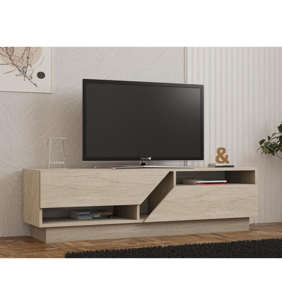 TV-Ständer, Travertin, 100 % MELAMINBESCHICHTETE SPANPLATTE