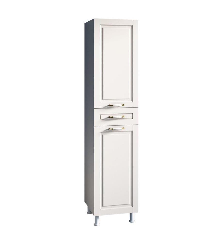 Armoire multifonctions, blanc mat, 100% mélaminé E1 QUALITY CHIPBOARD