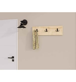 Wall Hook, Sapphire Oak, 100% MELAMINE COATED PARTICLE BOARD
