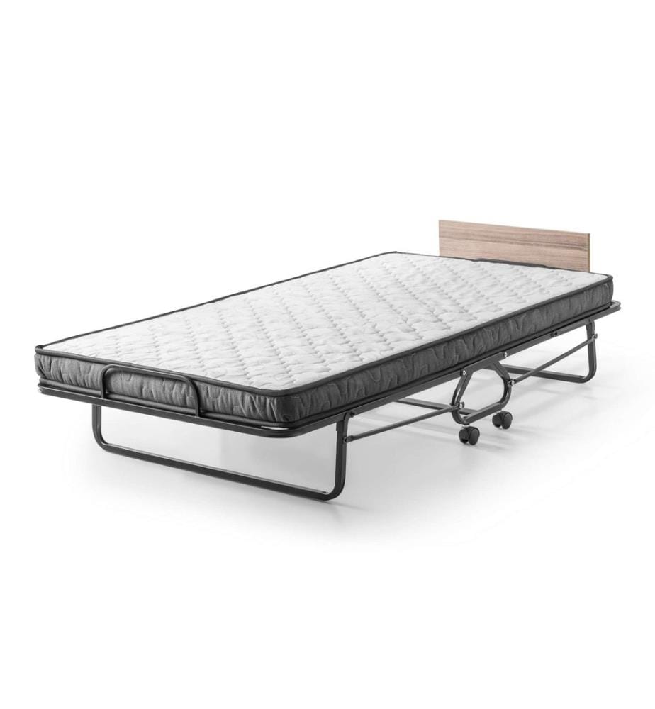 Klappbett-Set, Weiss, Material Klappbett: 100 % Metall, Material Matratze: 100 % Schaumstoff