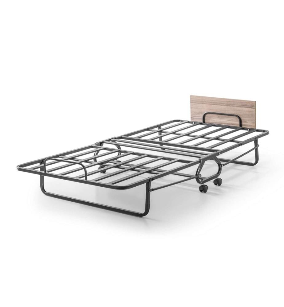 Klappbett-Set, Weiss, Material Klappbett: 100 % Metall, Material Matratze: 100 % Schaumstoff