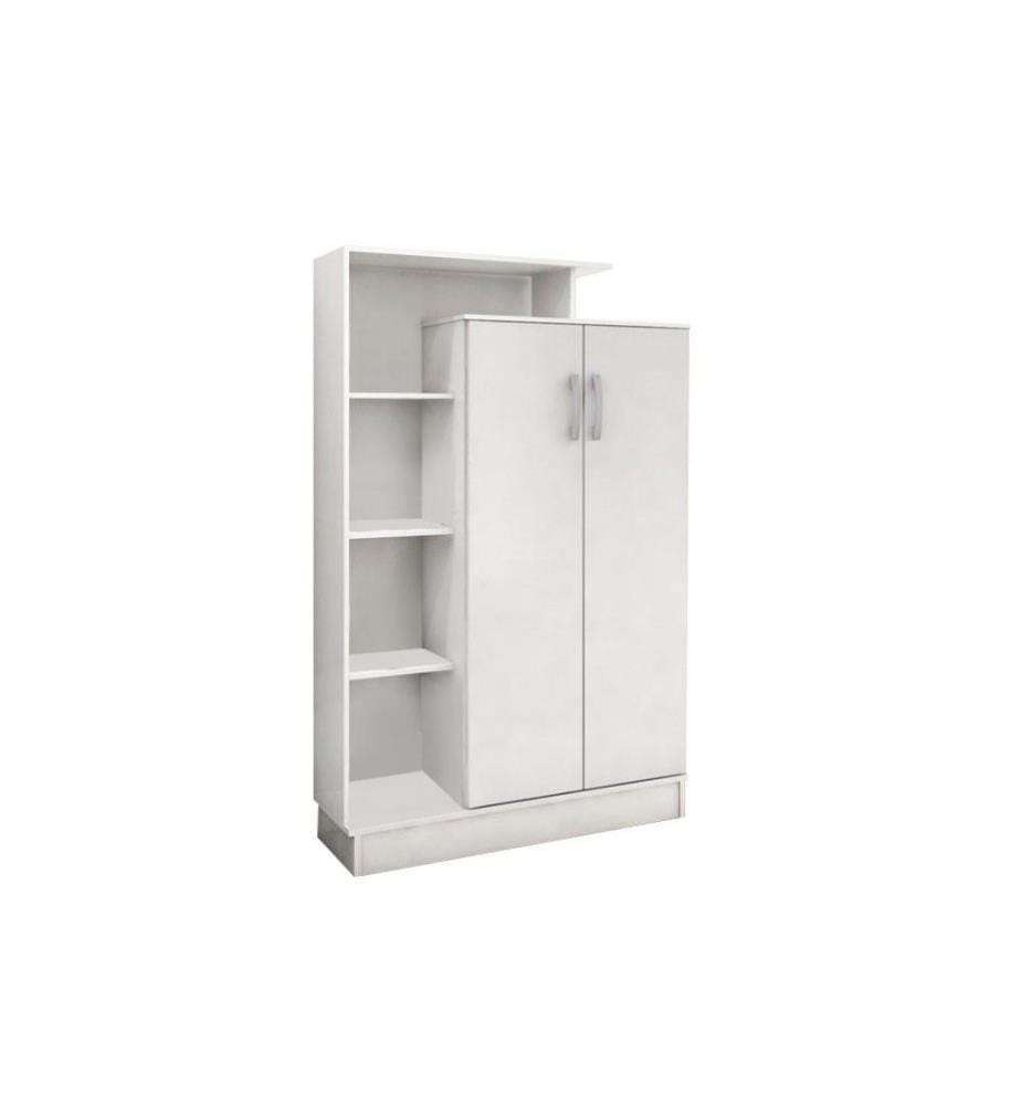 Mehrzweckschrank, weiss, melaminbeschichtete Spanplatte