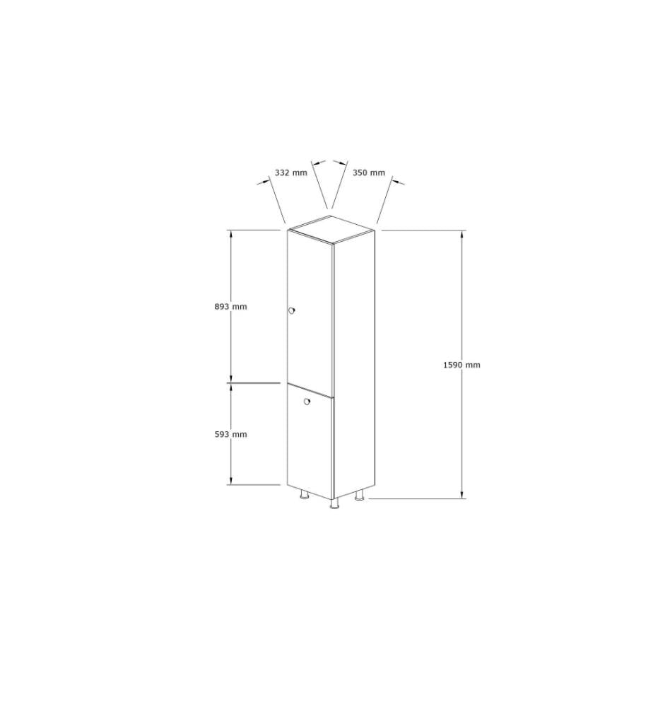 Armoire de toilette, blanc, panneau de particules mélaminé