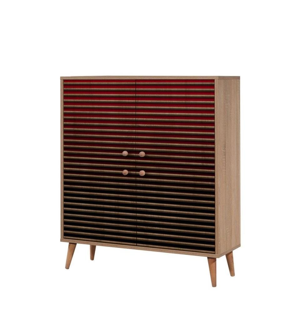 Armoire multifonctions, chêne Sonoma, panneau de particules mélaminé