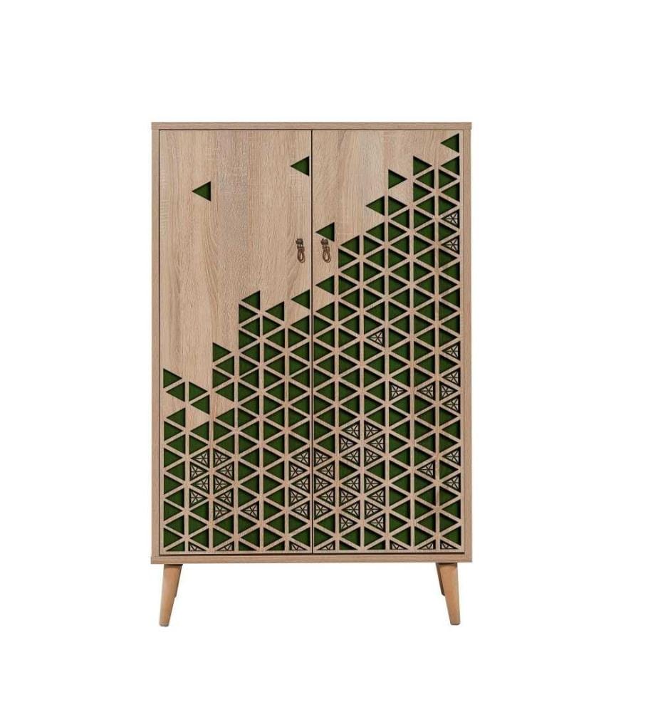 Armoire multifonctions, chêne Sonoma, panneau de particules mélaminé
