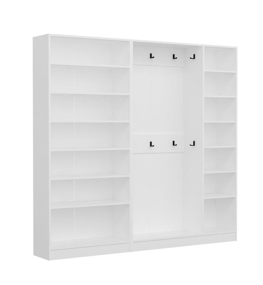 Portemanteau, blanc, 100 % panneau de particules mélaminé