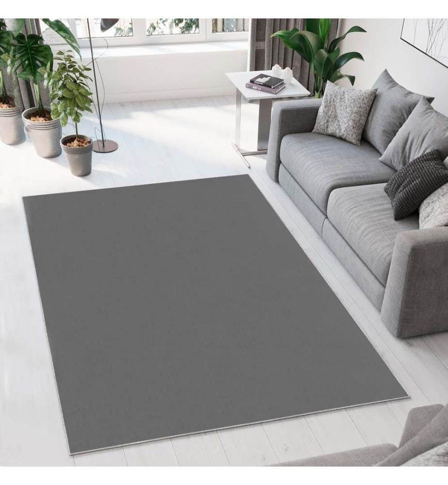 Tappeto, Grigio, 100% poliestere, 100 x 300 cm